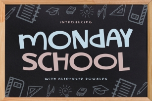Monday School Font Download