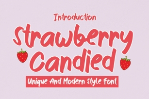 Strawberry Candied Font Download