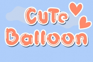 Cute Balloon Font Download