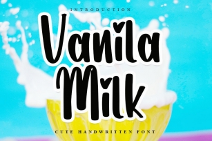 Vanila Milk Font Download