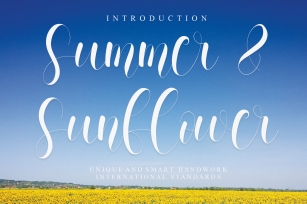 Summer and Sunflower Font Download