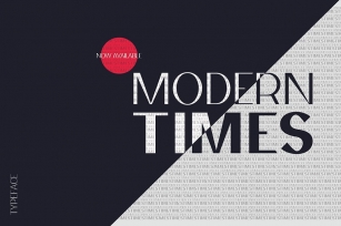 Modern Times Typeface Font Download