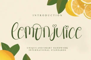 Lemonjuice Font Download