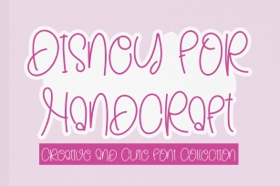 Disney for Handcraft Font Download