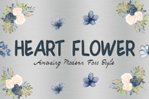 Heart Flower Font Download