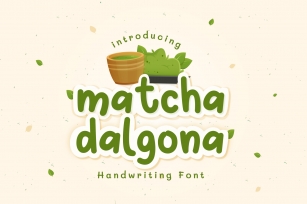 Matcha Dalgona Font Download