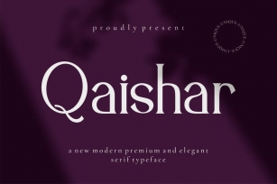 Qaishar - Serif Font Font Download