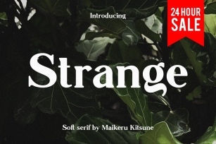 Strange Font Download