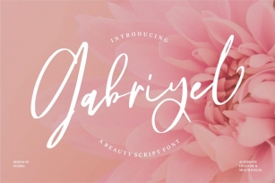 Gabriyel | A Beauty Script Font Font Download