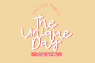 The Unique Day Font Download