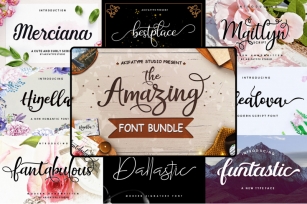 The Amazing Fonts Bundle Font Download