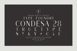 CONDESA 28 TrueType Font Download