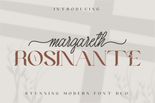 Margareth Rosinante Duo Font Download