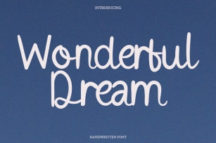Wonderful Dream Font Download