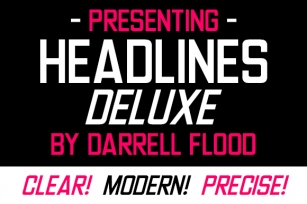 Headlines Deluxe Font Download