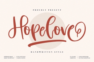 Hopelove Font Download