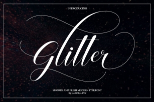 Glitter Font Download