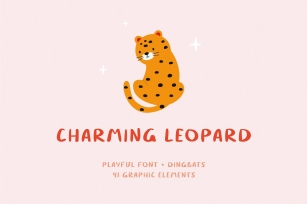 Charming leopard Font Download