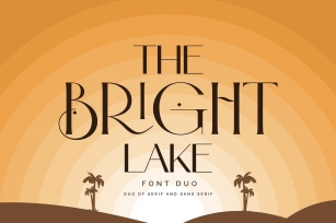 The Bright Lake Duo + Logos Font Download