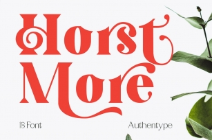 Horst More Retro Soft Serif Font Download