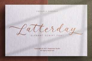 Latterday Font Download