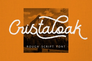 Cristaloak - Rough Script Font Font Download