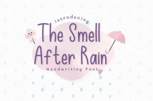 The Smell After Rain Font Download