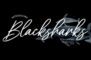 Blacksharks Script Font Download