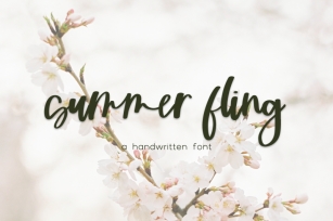 Summer Fling Script Font Download