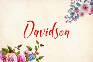 Davidson Font Download