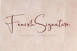Fanish Signature Font Download