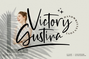 Victory Gustina Handwritten LS Font Download