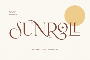 Sunroll Font Download