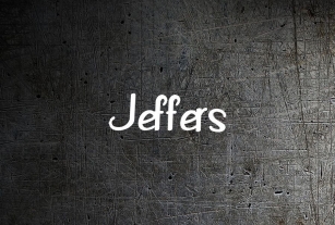 Jeffers Font Download
