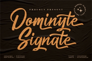 Dominyte Signate Font Download