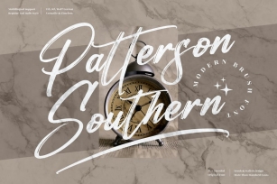 Patterson Southern Brush Font LS Font Download