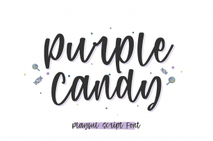 Purple Candy Font Download