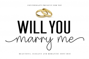 NEW ! Will You Marry Me Font Download