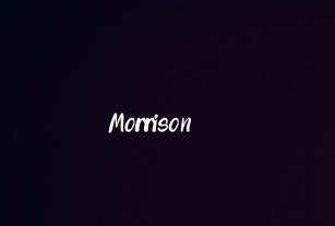 Morrison Font Download