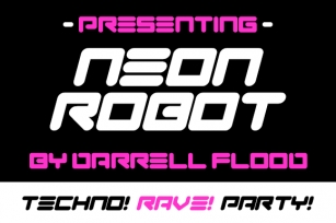 Neon Robot Font Download