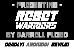 Robot Warriors Font Download