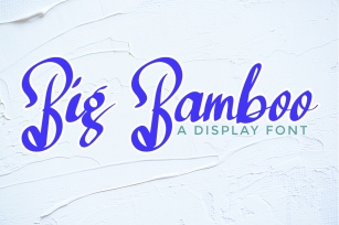 Big Bamboo Font Download