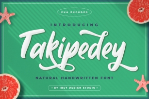 Takipedey Script Font Download