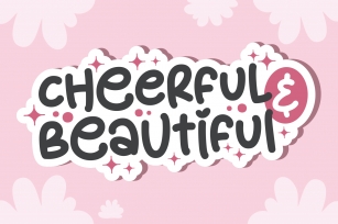 Cheerful  Beautiful Font Download