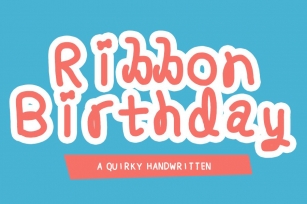 Ribbon Birthday Font Download