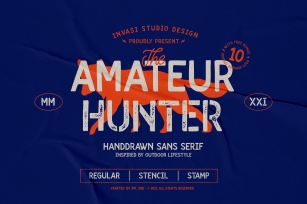 Amateur Hunter Font Download