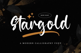 Stargold - Bold Font Font Download