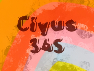 C Ciyus 345 Font Download