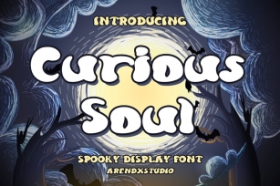 Curious Soul - Spooky Dislay Font Font Download