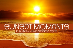 Sunset Moments Font Download